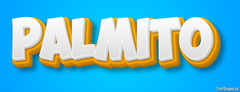 Palmíto Text Effect