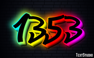 1353 Text effect