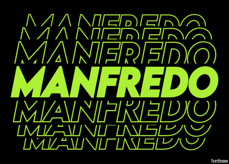 Manfredo Effetto testo