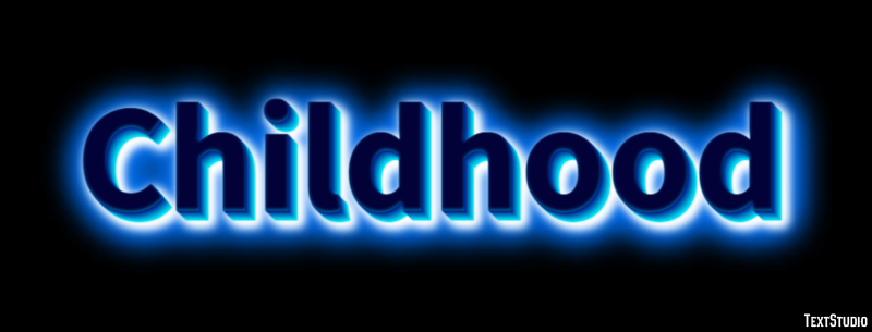 Childhood Text Effect