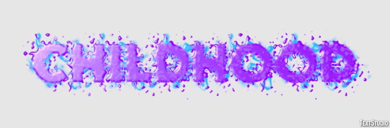 Childhood Text Effect