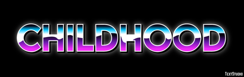 Childhood Text Effect
