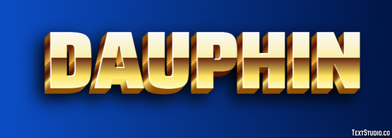 Dauphin Effet de Texte