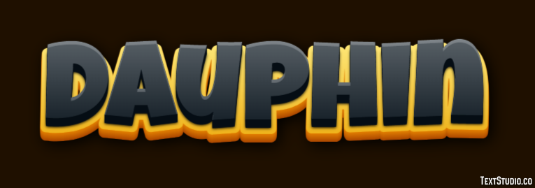 Dauphin Effetto testo