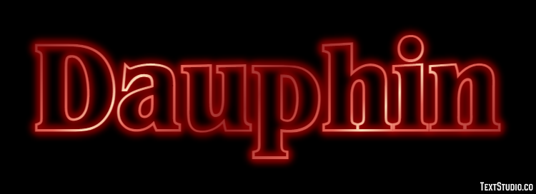Dauphin Effet de Texte