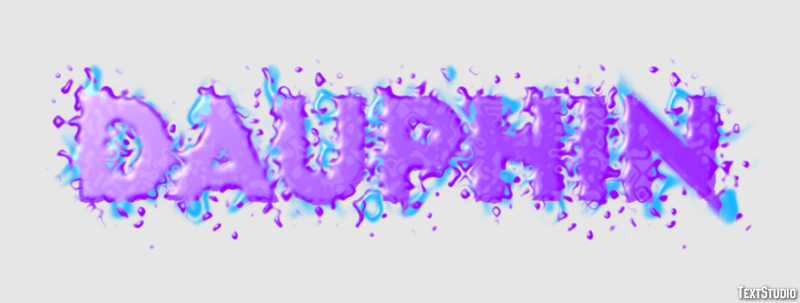 Dauphin Effetto testo
