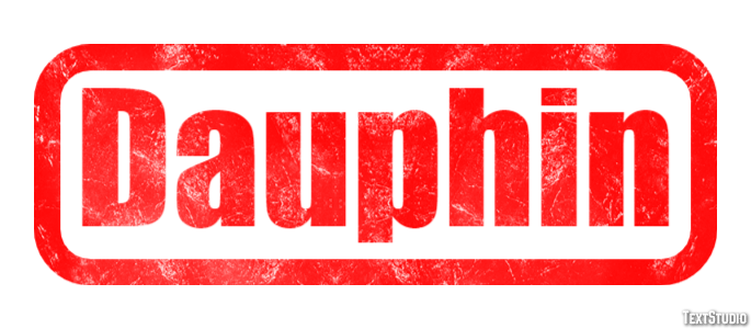 Dauphin Effet de Texte