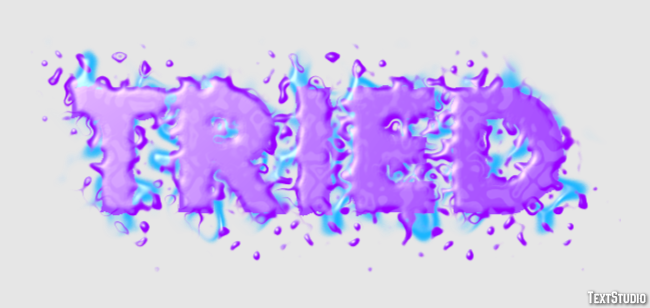 Tried Text Effect