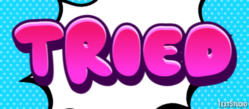 Tried Text Effect