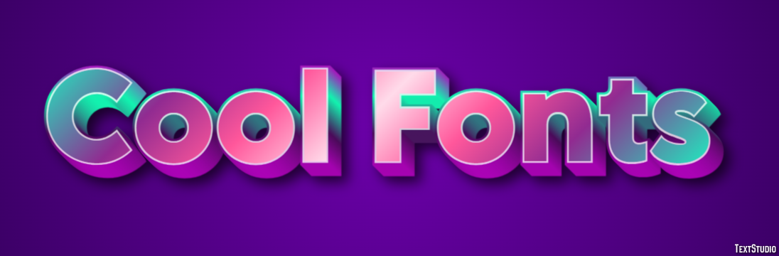 Cool Fonts Text Effect