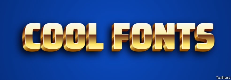 Cool Fonts Effetto testo