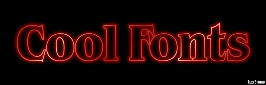 Cool Fonts Effetto testo