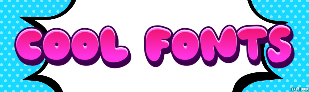 Cool Fonts Effetto testo