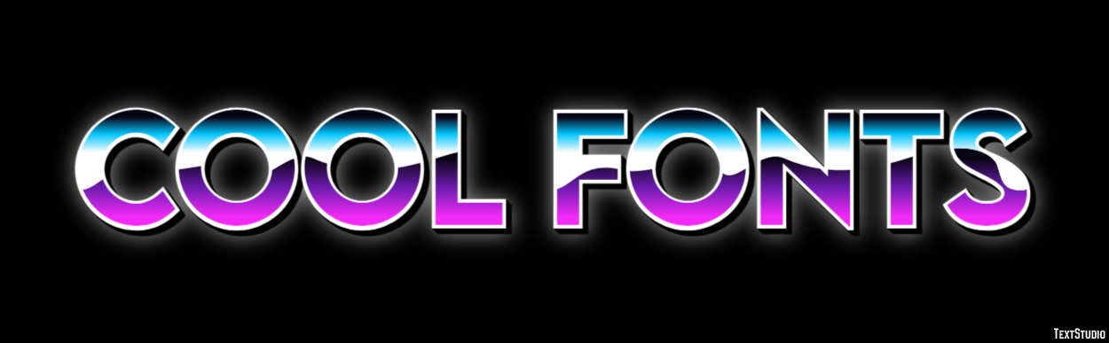 Cool Fonts Effetto testo