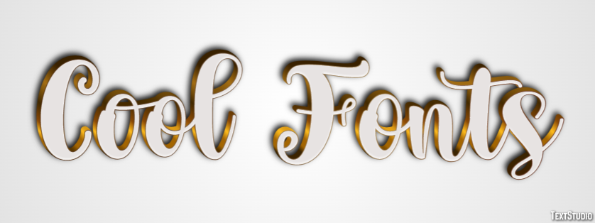Cool Fonts Effetto testo
