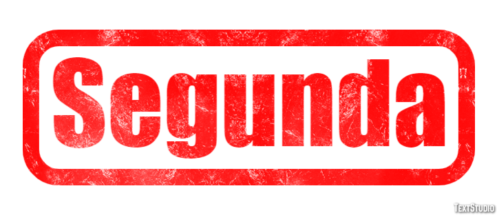 Segunda Efeito de texto