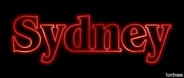 Sydney Efekt tekstowy