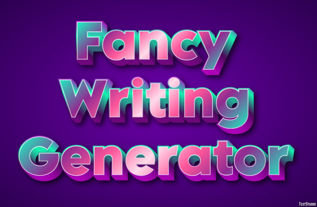 Fancy Writing Generator Effet de Texte