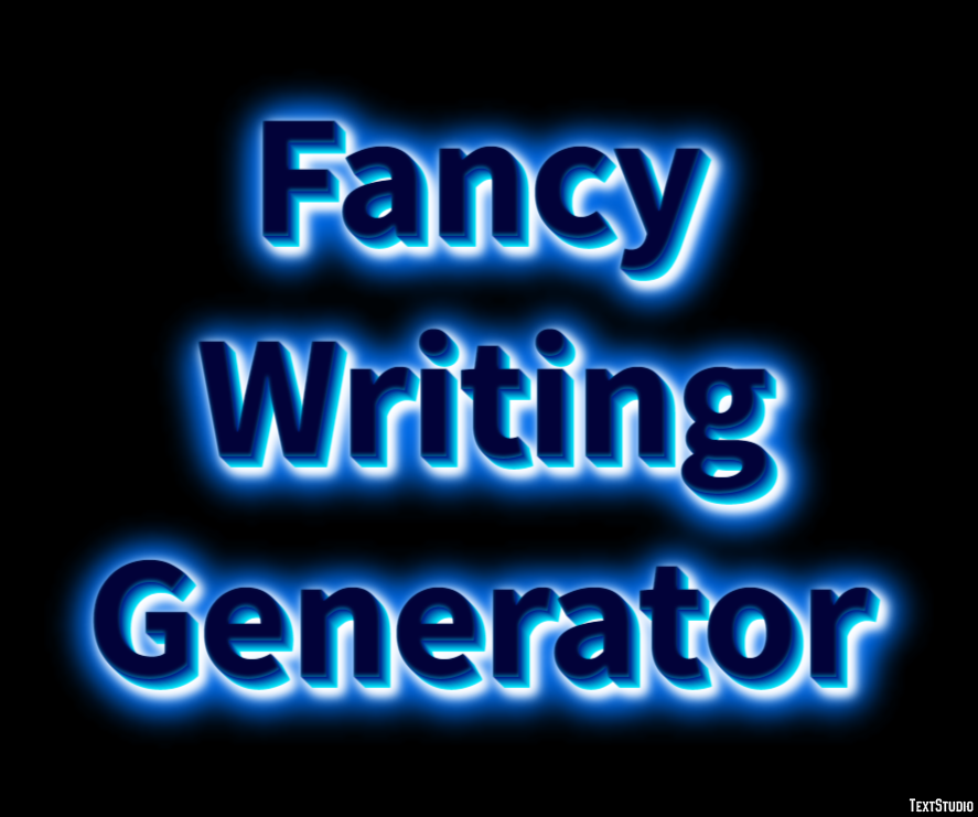 Fancy Writing Generator Effet de Texte