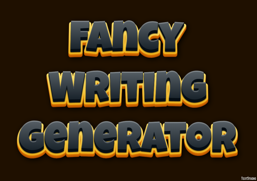 Fancy Writing Generator Effet de Texte