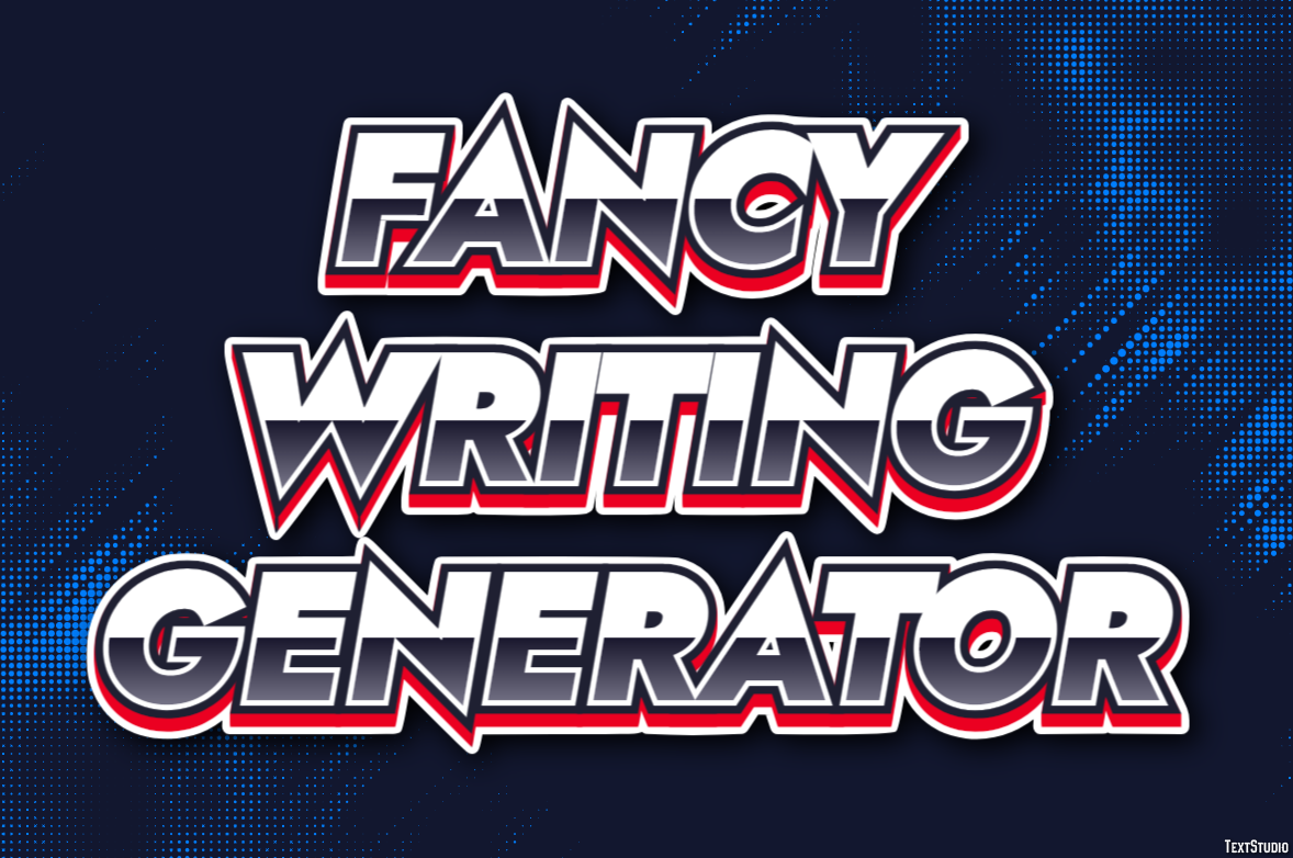Fancy Writing Generator Эффект текста