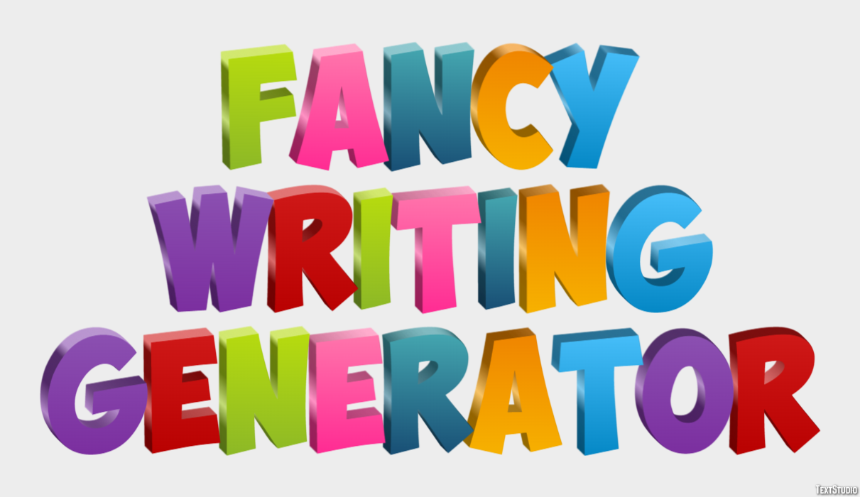 Fancy Writing Generator Effet de Texte