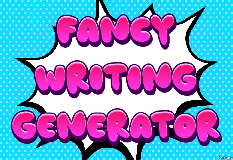 Fancy Writing Generator Эффект текста