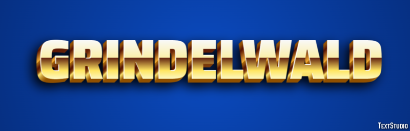 Grindelwald テキスト効果