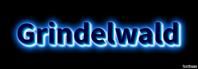 Grindelwald Effetto testo
