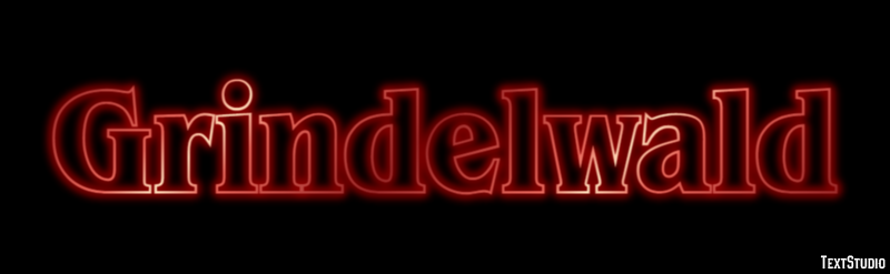 Grindelwald Эффект текста