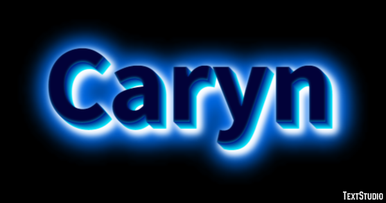 Caryn Эффект текста