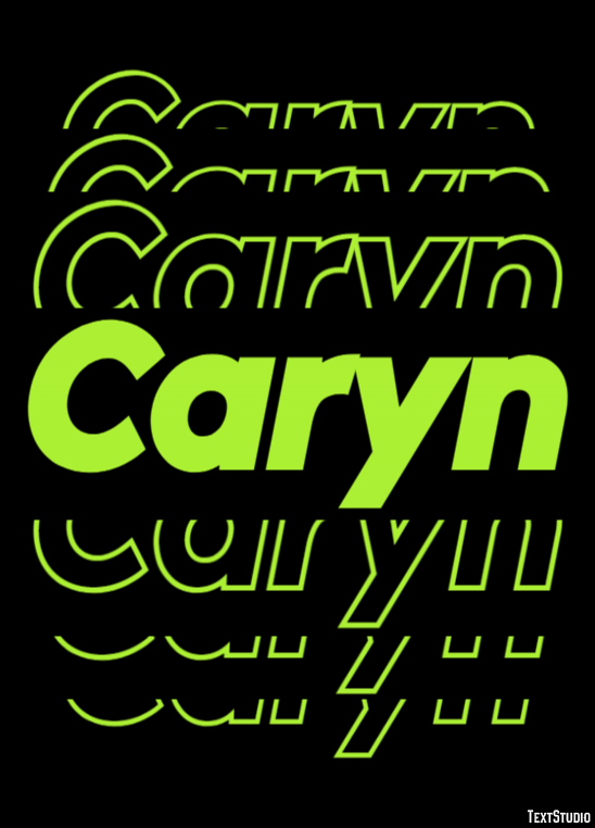 Caryn Effet de Texte