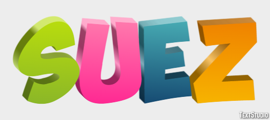 Suez Efekt tekstowy