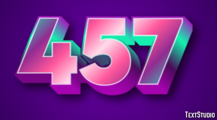 457 Efekt tekstowy