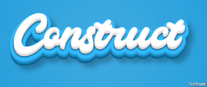 Construct Text Effect