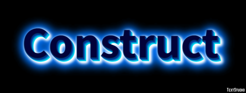 Construct Text effect