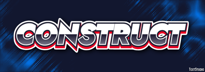 Construct Text effect