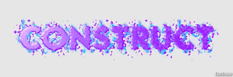 Construct Text effect