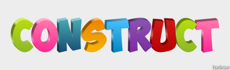 Construct Text effect