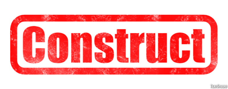 Construct Text effect