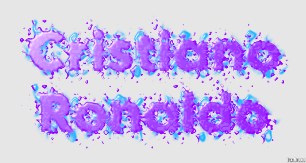 Cristiano Ronaldo Text Effect