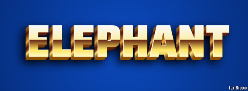 Elephant Text Effect