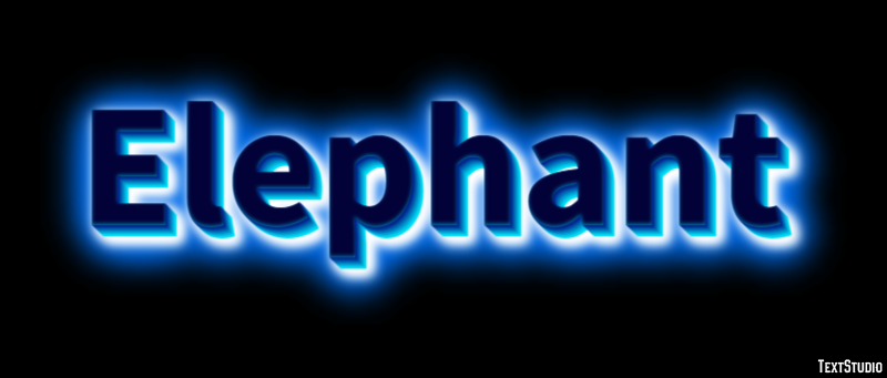 Elephant Text Effect
