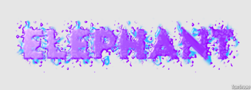 Elephant Effet de Texte