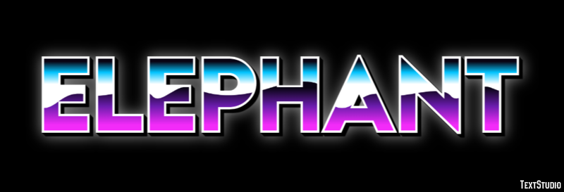 Elephant Text Effect