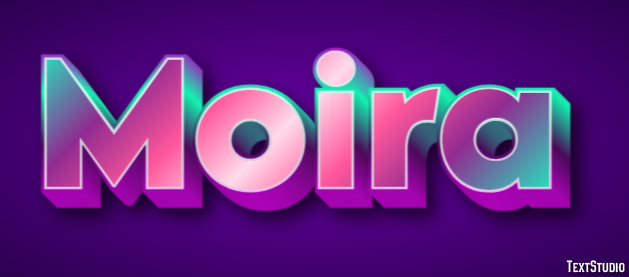 Moira Tekst Effect