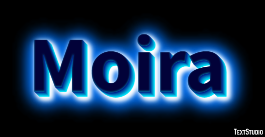 Moira Эффект текста