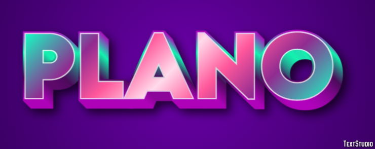 Plano Efeito do texto