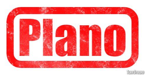 Plano Efeito do texto