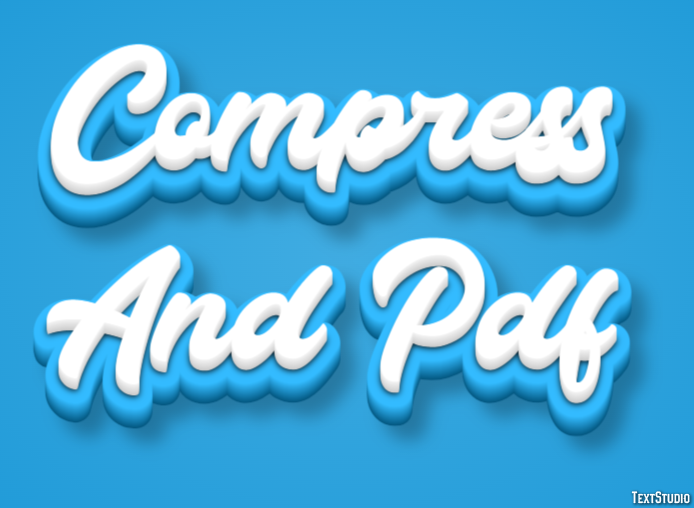 Compress And Pdf Metin Efekti